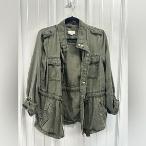 LOFT Women's Olive Green Utility Jacket